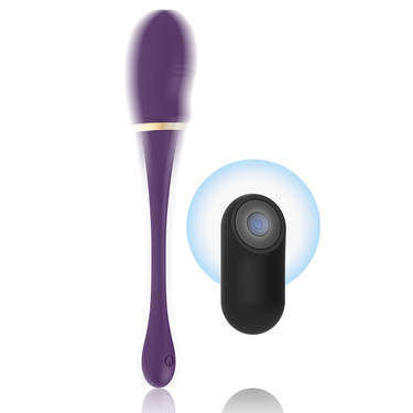 Vibratore Doppio a Doppia Penetrazione con Telecomando Wireless Potente